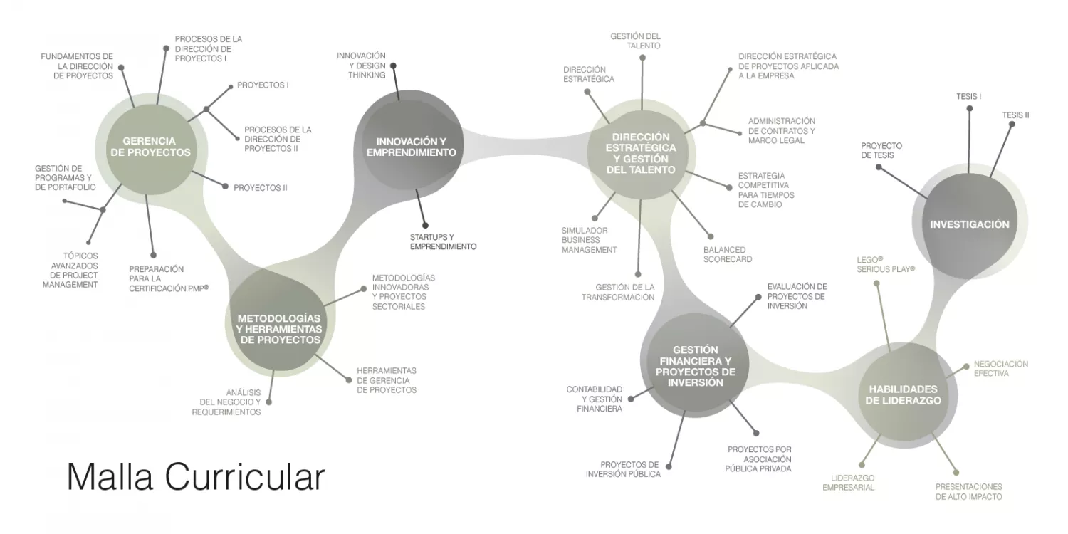 Malla Curricular Maestría en Project Management