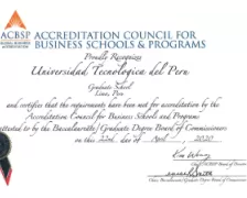 Acreditación ACBSP